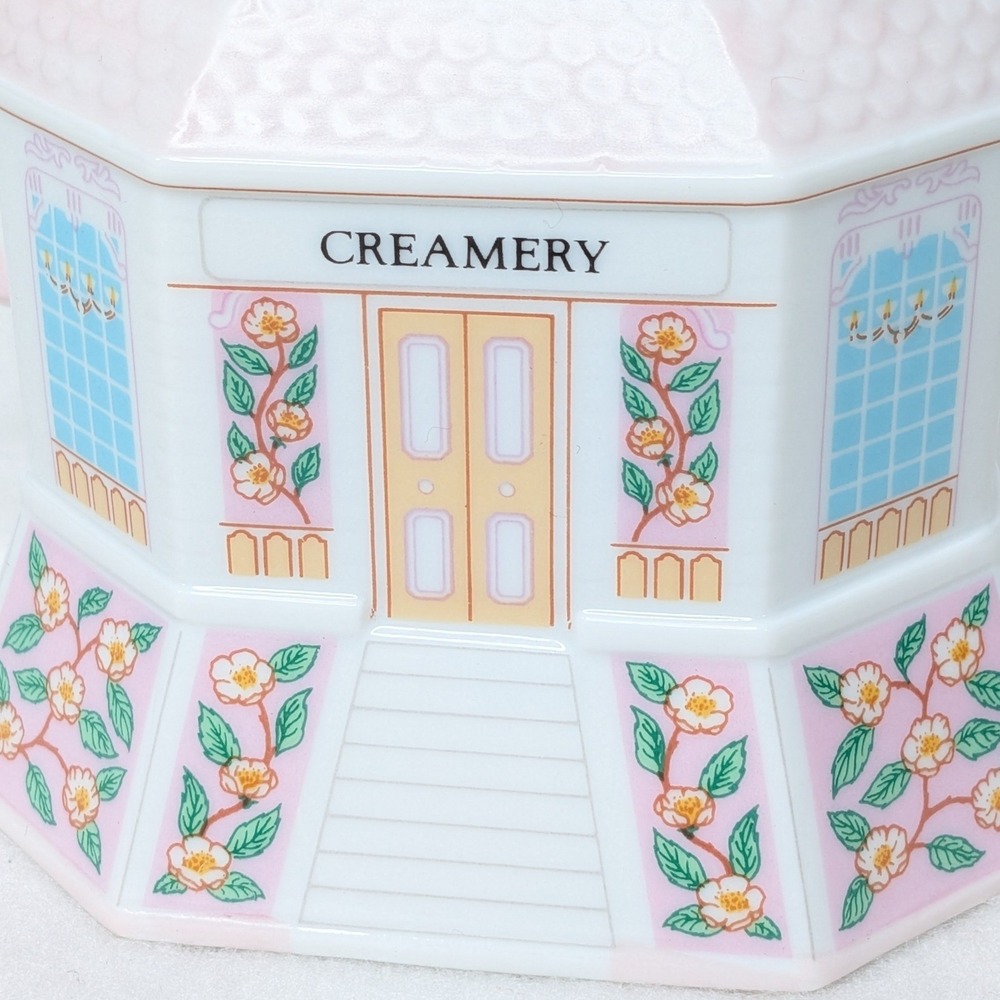 VTG 1991 Lenox Village Creamery Fine Porcelain Collectible Creamer w/ Lid - Picture 7 of 10